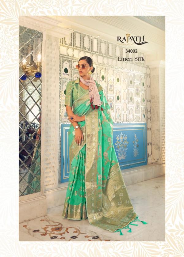 Rajpath Allin Linen Fancy Exclusive Saree Collection